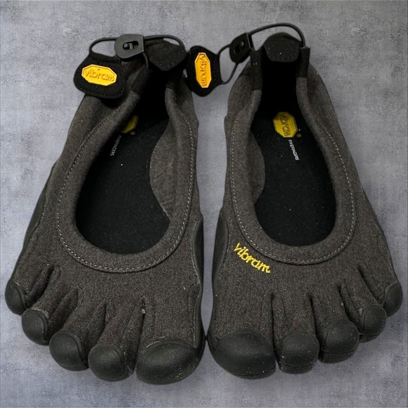 Vibram FiveFingers Classic Eco Women's EU 40 US 8.5 Charcoal Gray Shoes - Picture 2 of 11